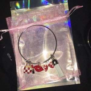 Silver Charm Bangles